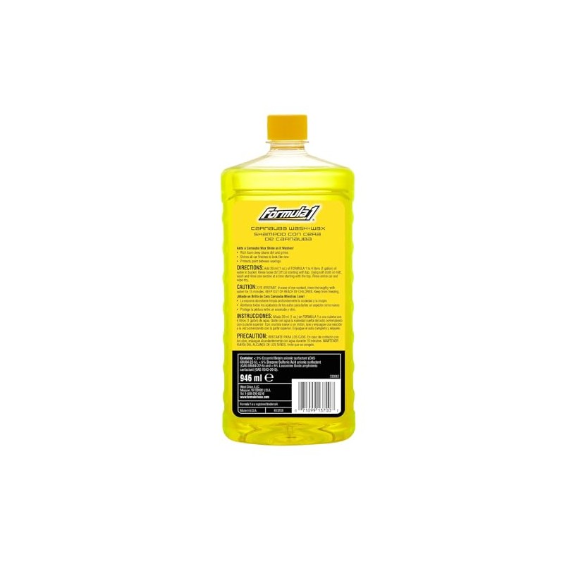 FORMULA1 NL2003 Shampoo con Cera 32oz