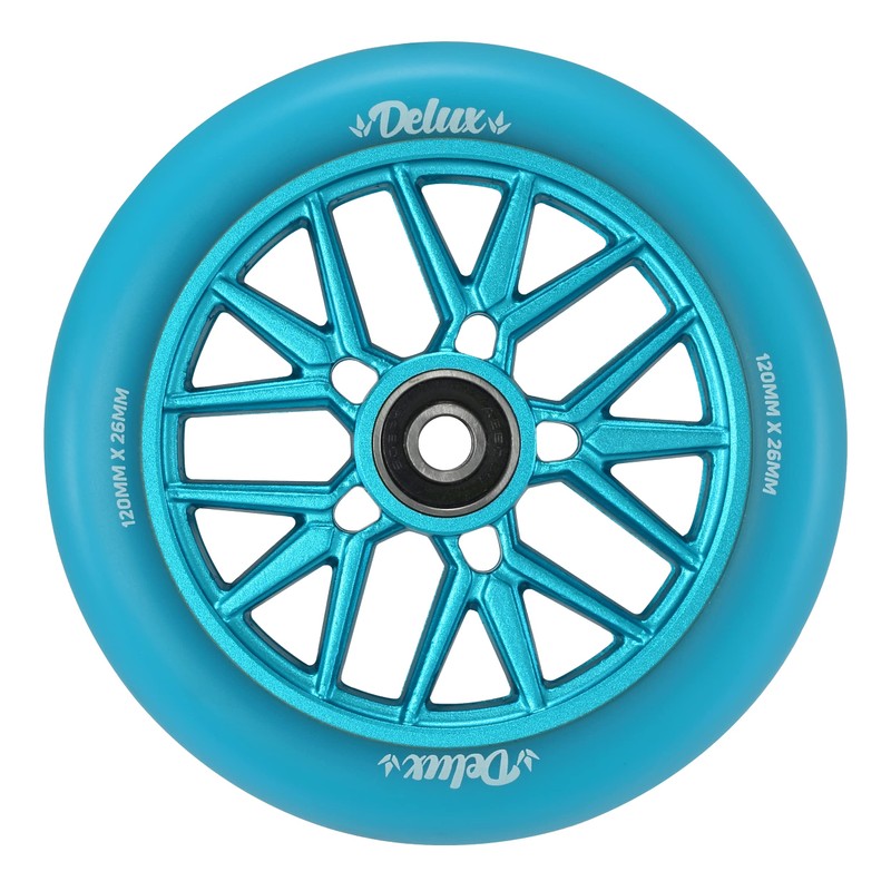 Envy Scooters 120mm Delux Wheels Pair - Blue