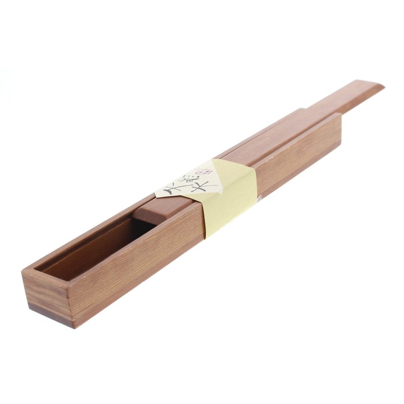 Ishida Wooden Chopsticks Case Sliding Type Lacquer Paint