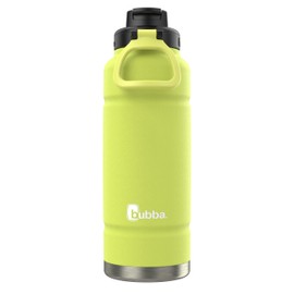 bubba Trailblazer Insulated Stainless Steel Water Bottle with Straw Lid, 40oz, Limelight Powder Coat