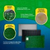 Tapete Entrenador Doggie Grass 3 Capas Grande Para Perro