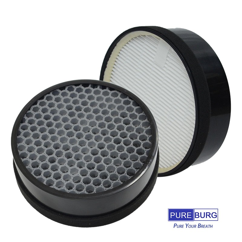 PUREBURG Replacement Filter Set Compatible with hOmeLabs HME020248N Air Purifier,2-Pack