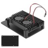 Aluminum Case with Dual Fan Cooling Shell for Raspberry Pi