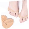 KOMBIUDA 3pairs Khaki Invisible Forefoot Cushions Soft Sponge High Heel