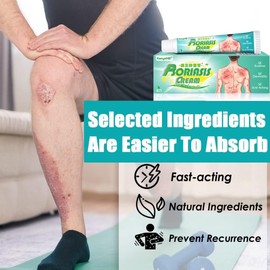 Crema Para Psoriasis Y Eczema,Crema Natural A Base De Hierbas Contra La Picazón,La Sequedad,Las Picaduras,Las Erupciones Y La Piel Irritada,Crema Humectante,Loción Para Eczema (Paquete de 3)