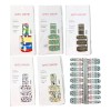5 Plantillas Pegatinas Decorativa Uñas Diseños Nude Nail Art