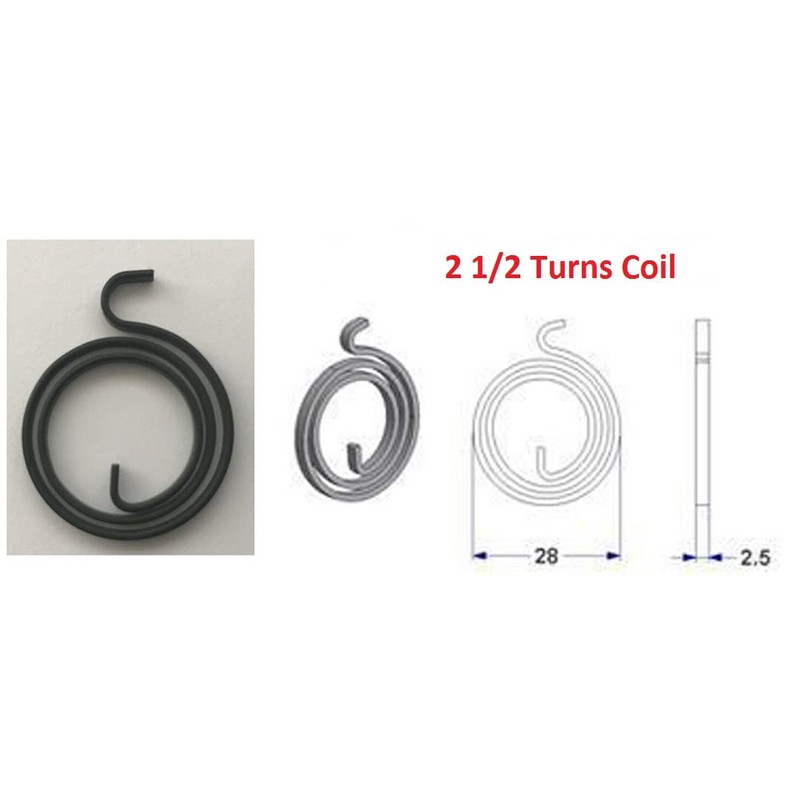Spring Replacement for Door Handles Internal Coil Repair Circlip Lever
