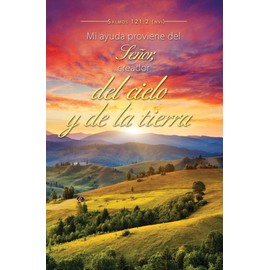 Spanish - General Worship Bulletin -Mi ayuda proviene del Señor (My Help Comes from the Lord) - NVI Scripture - (Package of 100)