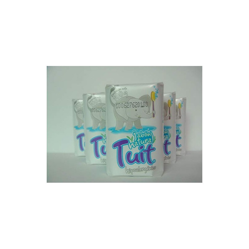 Jabon Natural Tuit. Hipoalergénico. 1 unidad, Jabon de 100g