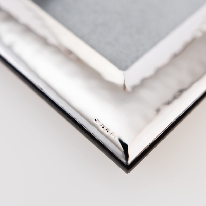 Valenti&Co. Photo Frame - Silver in Hammered Look - Shiny