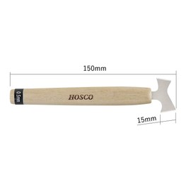 HOSCO Luthiers Tools TL-H-SCSWD05 Fret Slot Cleaning Saw, Double-edged Blade Thickness: 0.02 inches (0.50 mm)