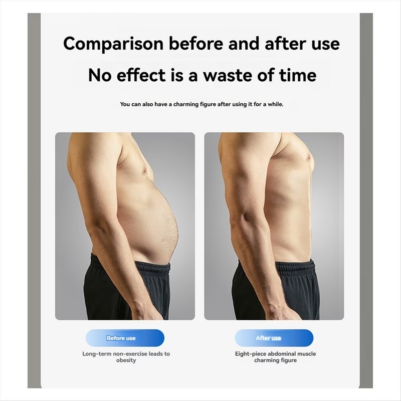 EMS Abdominal Muscle Stimulator – Vibration ABS Trainer & Fitness