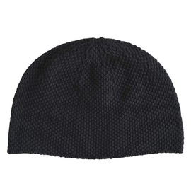 Nakota Premium Cotton, Seamless Islamic Watch, Islamic Hat, Beanie, Short, Knit Hat, Men's, Large Size, Non-See-through, Deep, 100% Cotton, Made in Japan, Spring, Summer, Autumn, Winter, dark gray