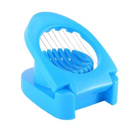 Ezonedeal Egg Slicer with Stainless Steel Wires Perfect Boilled Egg Also Used for Strawberries, Boiled Potatoes Or Mozzarella Balls (Blue)