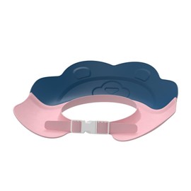Shampoo Caps for Infants and Toddlers Waterproof Ear Caps Size Adjustable Perfect for Bathing or Water Play Eye Protection Bathing Supplies Stylish Blue and Pink 1 Pack