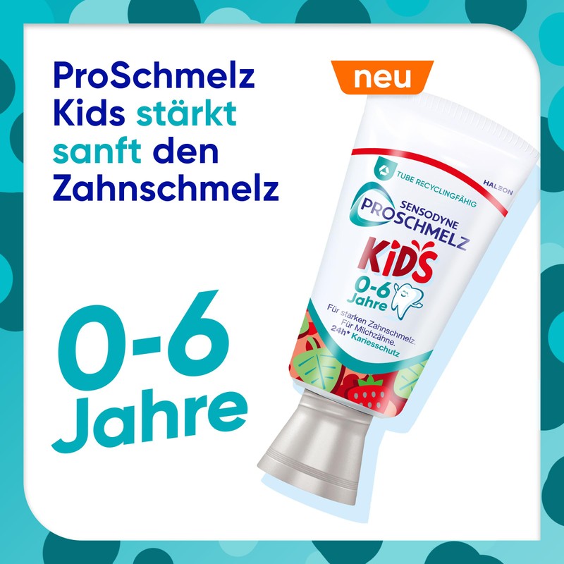 ProSchmelz Kids Toothpaste, 0-6 Years, For Strong Enamel, 50 ml