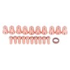 21Pcs Electrode Nozzle Set Brass 1.3mm Dia Nozzles Plasma Cutting