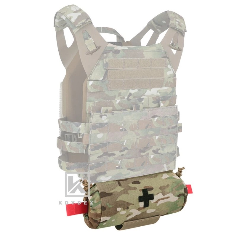 KRYDEX Tactical Roll Up IFAK Drop Pouch Medical EMT First