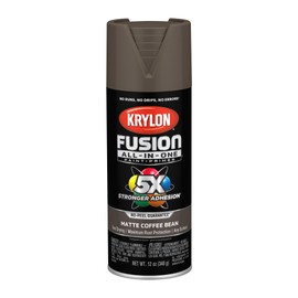 Krylon Fusion All-In-One, Matte, Coffee Bean, 12 oz