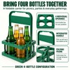 4 Bottle Beer Carrier with Handle – Foldable Reusable Drink