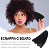 Healvian Handheld Scraping Plate for Body Massage Natural Horn Scraping