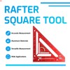 Rafter Square Tool, Carpenter Measuring Layout Tool, Aluminum Alloy Triangle