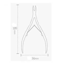 Cuticle Nipper with Non-Slip Handle Nail Cutical Clippers Nail Care Tool for Manicure and Pedicure