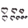8pcs Leather Die Cutter Hollow Punching Tool High Carbon Steel