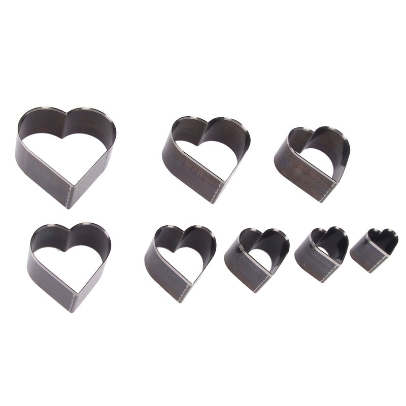 8pcs Leather Die Cutter Hollow Punching Tool High Carbon Steel