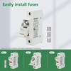 Wengart Fuse Socket RT18-32X, Suitable for RT18 RO15.1-Pin 10x38mm Fuse