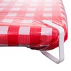 Chef Craft Sturdy Picnic Table Cloth 5.75" Tablecover Clamp, White,