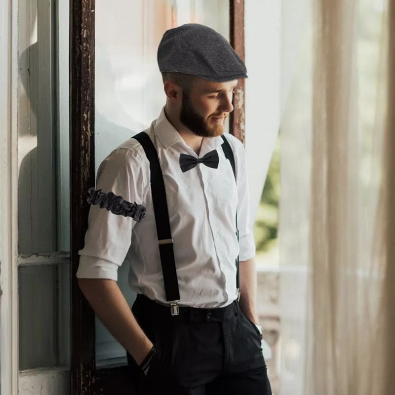 Nasjac Accesorios Gatsby 1920s Disfraz Para Hombre 14 Pcs