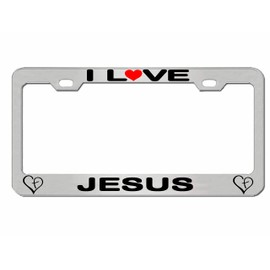 All God Christian Religious Style License Plate Frame| Car Accessories Auto License Plate Frame