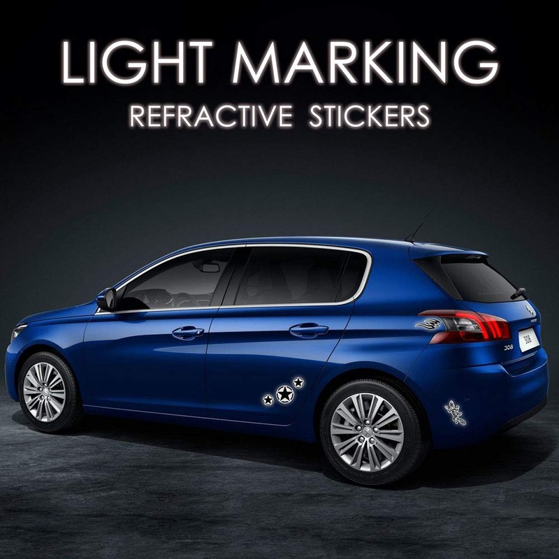 Quattroerre 1111 Reflective Sticker Flames