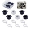 YINARONG Bicycle Hub Flanged Axle Nut and Safety Washer Kit,