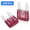160 Pcs 40Amp Mini Fuse, 40 A Mini Car Blade