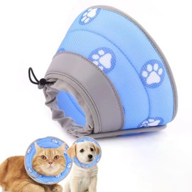Dinghaole New Cat Cone Collar, Pet Cat Anti Lick Collar, Cat Anti Bite Head Cover, Cat Neck Cover, Cat Head Cover, Pet Supplies
