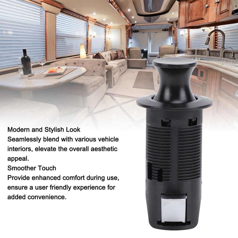 Keyless Cabinet Push Button Lock Snap Latch Cupboard Drawer Snap
