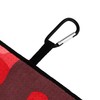 CHANA Golf - Red Camo Microfibre Golf Towel with Built-in