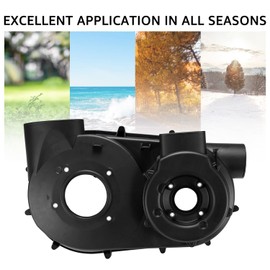 HAKA TOUGH X3 Inner Clutch Variator Cover, CVT Air Guide Clutch Back Belt Plate Transmission Housing Inner Cover for 2017-2022 Can Am Maverick X3 Max R RR Accessories,Replace OEM #420212605