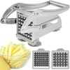 Unbranded French Fry Cutter Stainless Steel Potato Chipper Fast Cutting