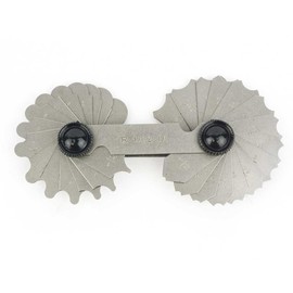 Kaufhof AGR1109 1/32 Inch to 1/4 Inch 26 leaves Radius Gauge