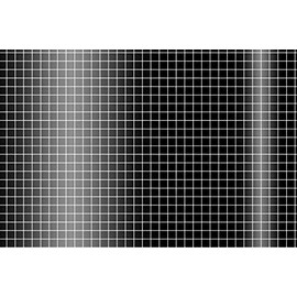 Cricut Metallic Iron On | Mosaic Squares Black | 61 cm (24 ft) | Heat Transfer Vinyl Roll (HTV) | For use with all Cricut Cutting Machines