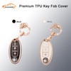 Koaudb Koaudb Key Fob Cover for Nissan Soft TPU Car