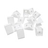 Ctyjia Pack of 20 Plastic Corner Braces, Angle Connectors, Cabinet