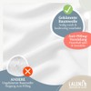 Laleni Premium fitted sheets for bassinets, rectangular, breathable, 100% cotton