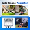 Outdoor Power Outlet Box with 26.3Ft Extension Cord, NEMA 5-15R,