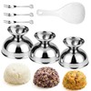 Boocalny 3 Size Stainless Steel Rice Press Mold, 5.4/6.8/10.1 OZ
