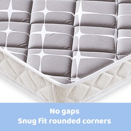 Mini Crib Mattress - 38x24x4 Inch- Dual Sided with Firm Support and Comfort Foam- 100% Breathable, Non-Toxic, Quiet and Odorless, Fits Most Mini Cribs (Does Not Fit Playard or Standard Crib)