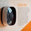 TOUCAN Wireless Doorbell ADD-ON Chime Unit ONLY, 80 Feet Range